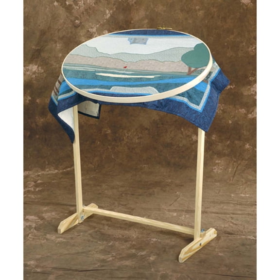 Frank Edmunds & Co. Hardwood Quilt Hoop with Stand Accessory