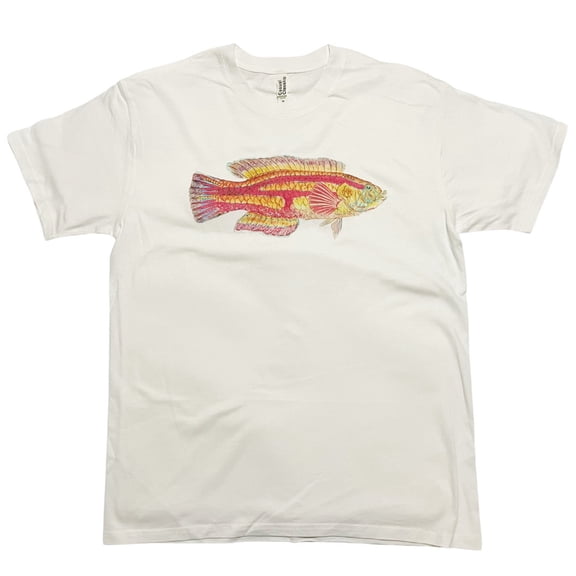 Frank Edward Clark South Pacific Fish Graphic Tee | Ocean-Inspired Fishing Shirt | Unisex Cotton T-Shirt, Sizes S-5XL