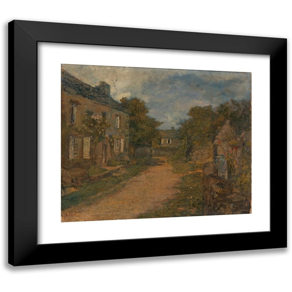 Frank Edwin Scott 14x12 Black Modern Framed Museum Art Print Titled - Millet House