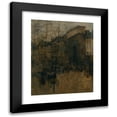 thumbnail image 1 of Frank Edwin Scott 20x24 Black Modern Framed Museum Art Print Titled - Porte St. Martin No. I, 1 of 5