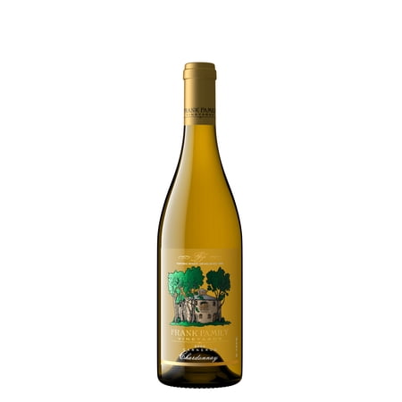 Frank Family Napa Valley Chardonnay White Wine, 750ml Glass wine bottle, 14.4 % ABV