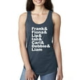 thumbnail image 1 of Frank & Fiona & Lip & Ian & Carl & Debbie & Liam Racerback Tank, 1 of 1