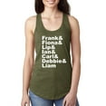 thumbnail image 1 of Frank & Fiona & Lip & Ian & Carl & Debbie & Liam Racerback Tank, 1 of 1