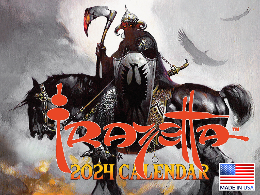 Frank Frazetta Calendar 2025 Gothic Fantasy Art Wall Calander Monthly