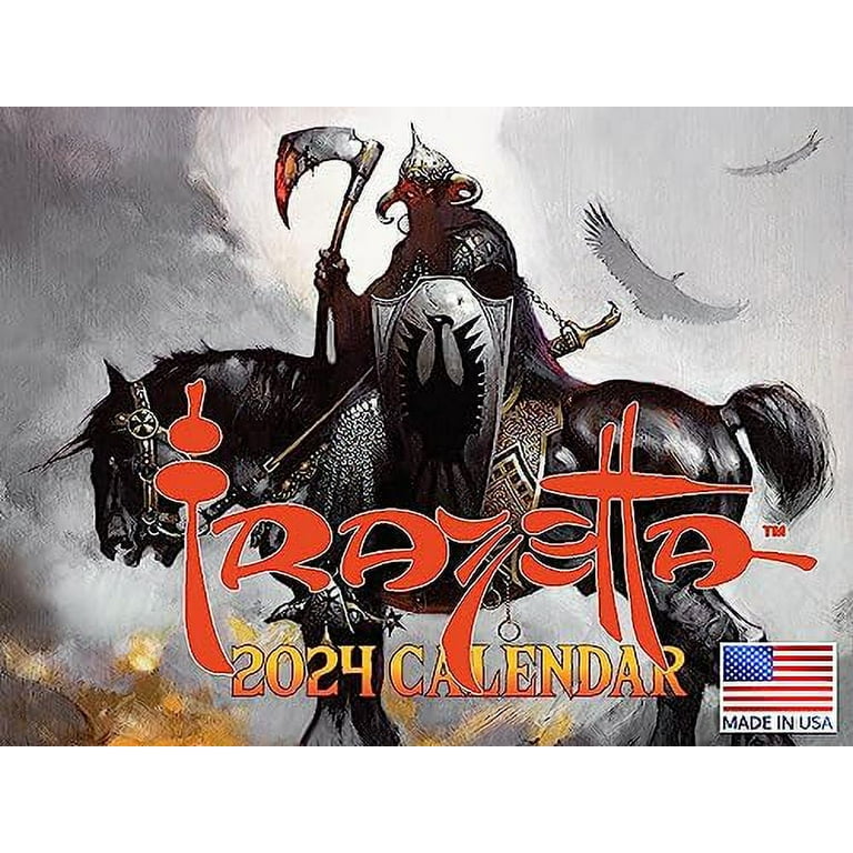 Frank Frazetta Calendar 2025 bonnie maurizia