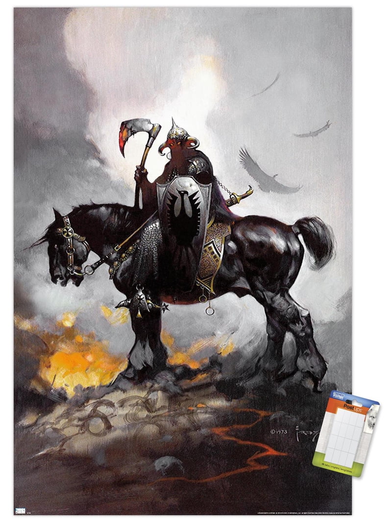 Frank Frazetta - Death Dealer 1 Wall Poster, 22.375