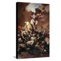 Frank Frazetta - Destroyer Canvas Wall Poster, 14.725" x 22.375"
