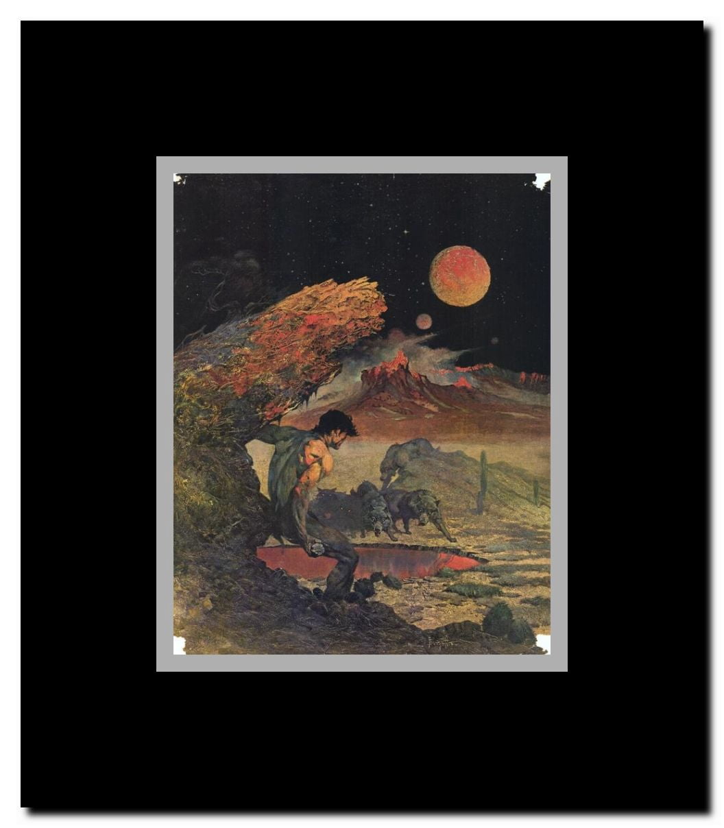 Frank Frazetta Framed Movie Poster
