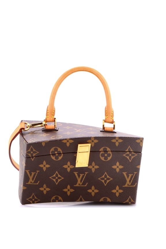 Frank Gehry Twisted Box Bag Monogram Canvas By Rebag