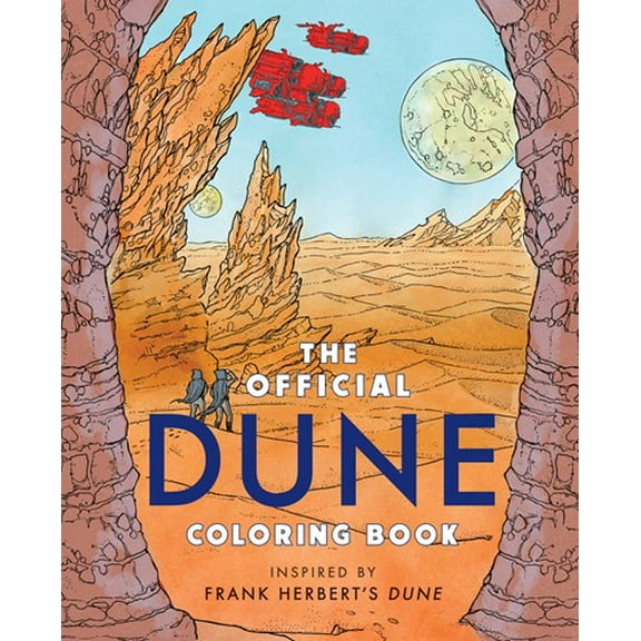 The Official Dune Coloring Book, 96 pages (Paperback)