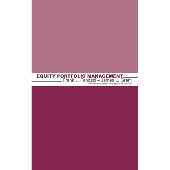 Frank J. Fabozzi Equity Portfolio Management, Book 36, (Hardcover)