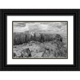 thumbnail image 1 of Frank, Jacob W. 14x11 Black Ornate Wood Framed with Double Matting Museum Art Print Titled - View from Sepulcher Mountain Summit, Yellowstone National Park, 1 of 4