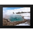 thumbnail image 1 of Frank, Jacob W. 24x17 Black Modern Framed Museum Art Print Titled - Black Pool Steaming, Yellowstone National Park, 1 of 4