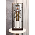 thumbnail image 1 of Frank Lloyd Wright Robie House Window 51 Stained Glass Wall Or Desktop Plaque, 1 of 7