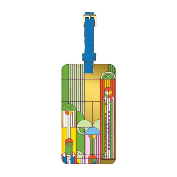 Frank Lloyd Wright Saguaro Forms & Cactus Flowers Luggage Tag (Other)