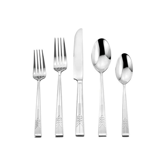 Frank Lloyd Wright Tree of Life 18/10 Stainless Steel 20pc. Flatware Set