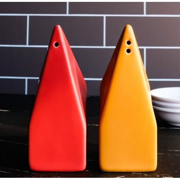 Frank Llyd Wright Florida Southern College Organic Triangles Salt Pepper Shakers