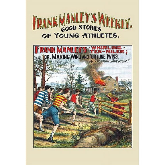 Frank Manley Weekly: Frank Manley's Whirling Ten Miler Fine art canvas print (20" x 30")
