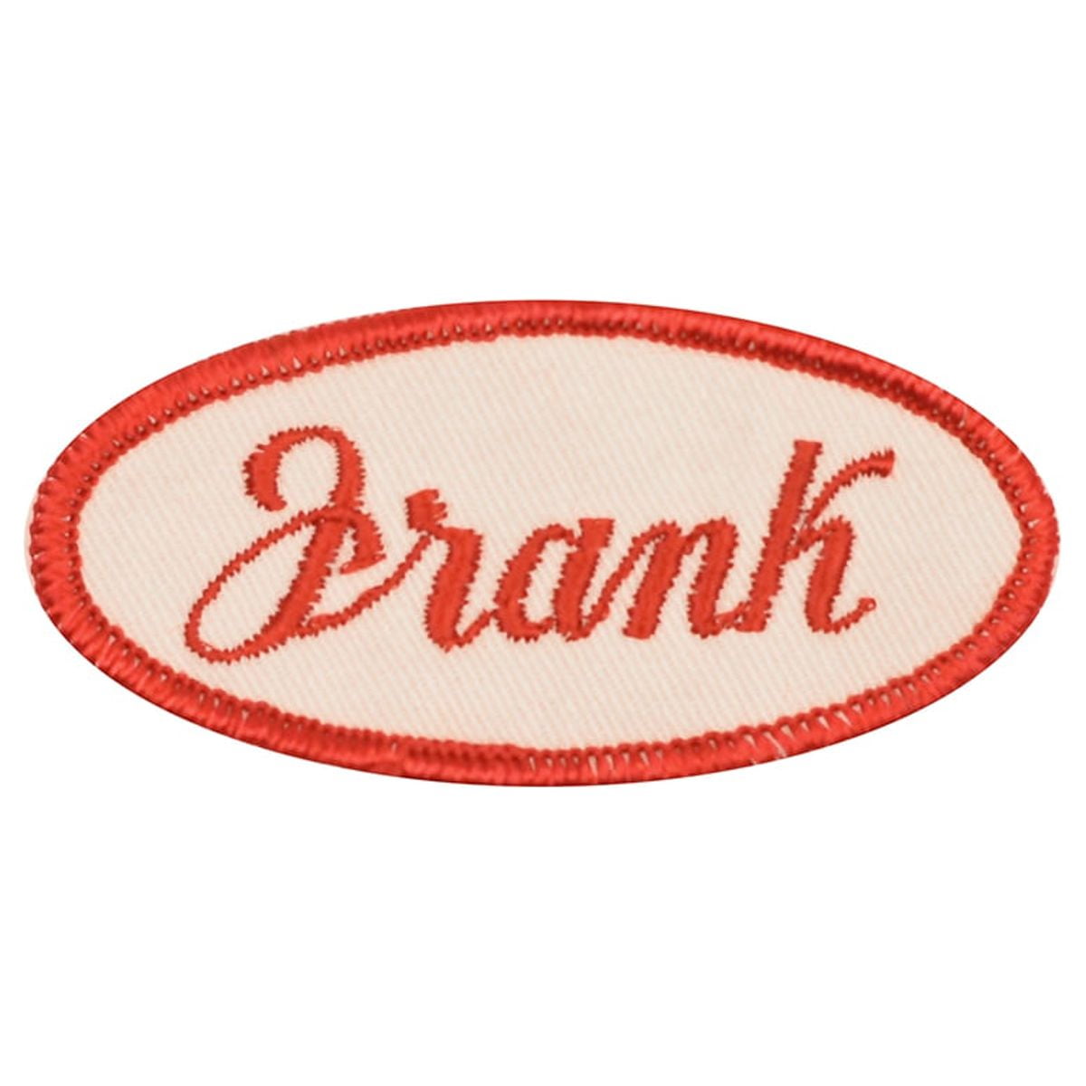 Iron-on Frankie Embroidered Name Patch