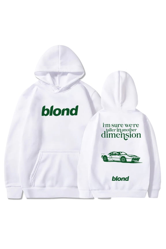 Blond Album Hoodie Frank Ocean White Ferrari Music Women Men Harajuku Long Sleeve Sweatshirts