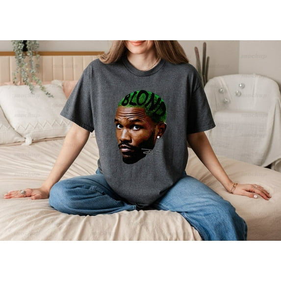 Frank Ocean Blond T-Shirt, Blond Album Shirt, Dark Heather Color, Size 5XL