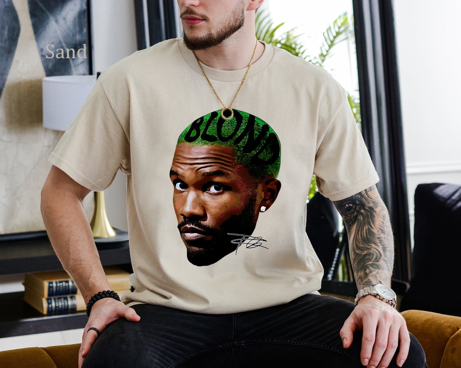 frank ocean blonds Tシャツ vinyl バンドTシャツ frank ocean blonds Tシャツ vinyl バンドTシャツ