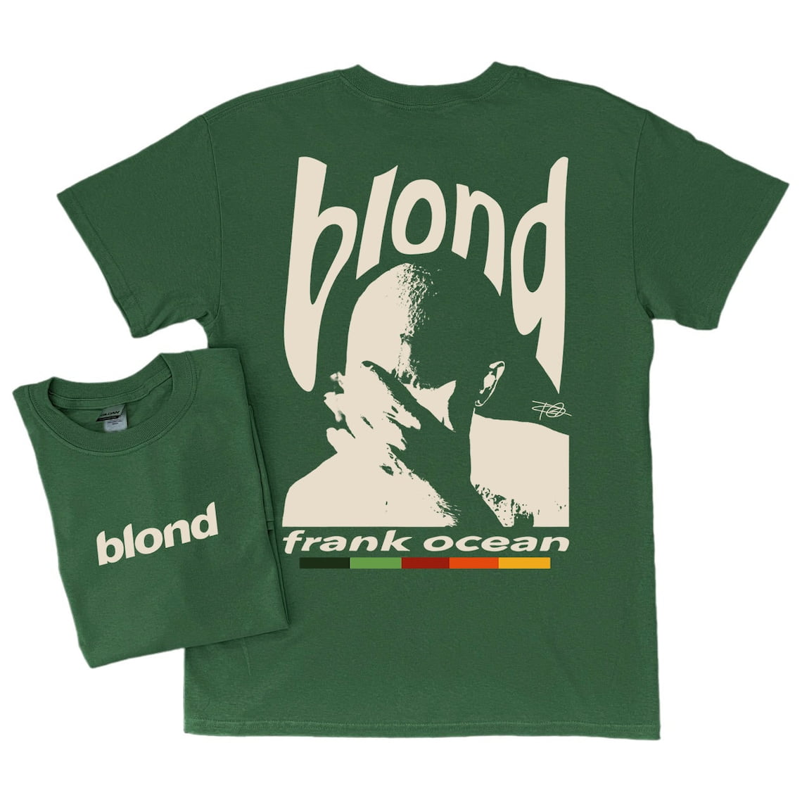 Frank Ocean Blonde Double Sided Unisex Tshirt, Music Shirt Frank Ocean Blonde Double Sided Unisex Tshirt, Music Shirt