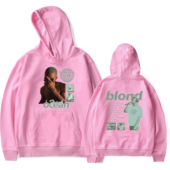 Frank Ocean Merch Blonde Blond Hoodies HipHop Rapper Hooded Men Women Long Sleeve Sweatshirt Streetwear Pullover Top