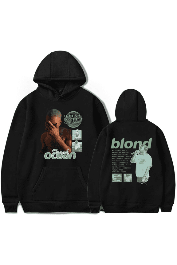 Merch Blonde Blond Hoodies HipHop Rapper Hooded Men Women Long Sleeve Sweatshirt Streetwear Pullover Top