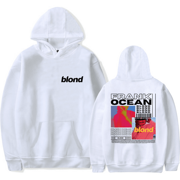 Frank Ocean Merch Hoodies Blond Blonde Album Cover Hoodie Fashion Hip Hop Rapper Men Women Pullover Sweatshirt Streetwear Long Sleeve
