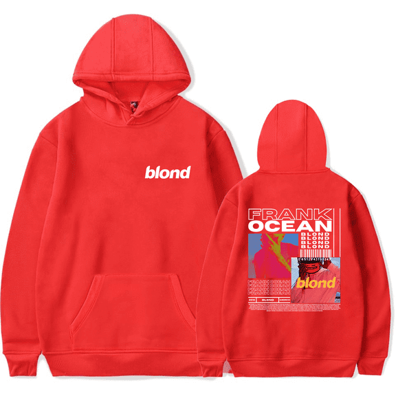 Frank Ocean Merch Hoodies Blond Blonde Album Cover Hoodie Fashion Hip Hop Rapper Men Women Pullover Sweatshirt Streetwear Long Sleeve