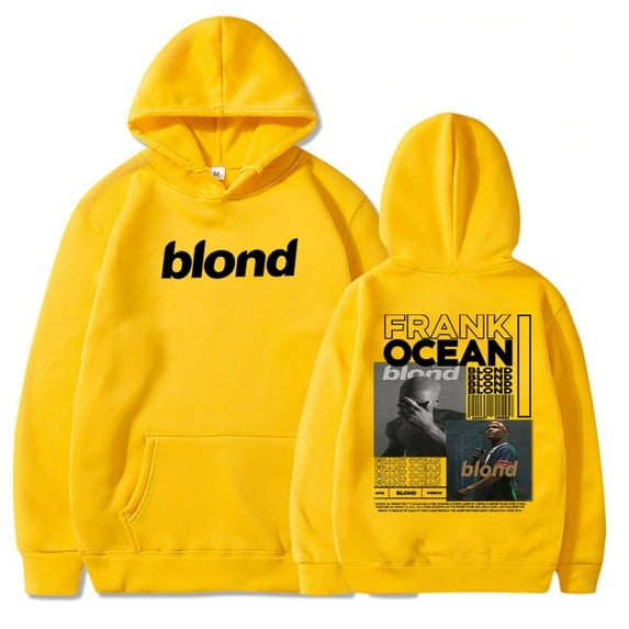Frank Ocean Merch Hoodies Blond Blonde Album Cover Hoodie Fashion Hip Hop Rapper Men Women Pullover Sweatshirt Streetwear Long Sleeve