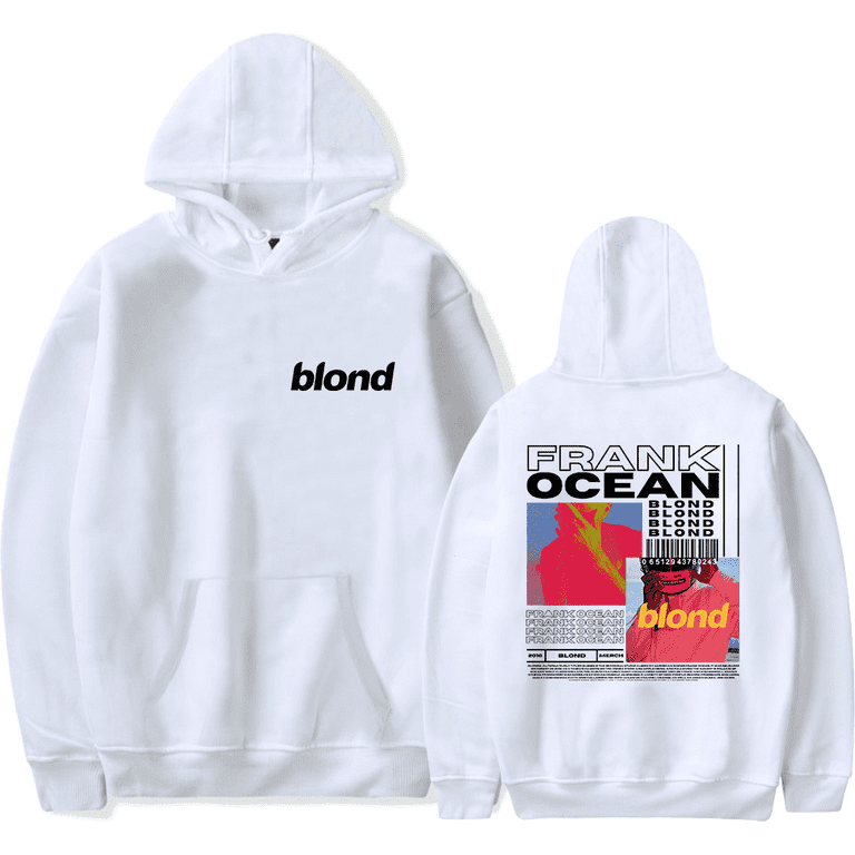 Frank Ocean Merch Hoodies Blond Blonde Album Cover Hoodie Fashion Hip Hop Rapper Men Women Pullover Sweatshirt Streetwear Long Sleeve Walmart