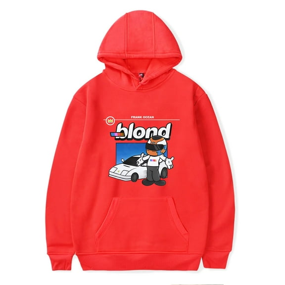 Frank Ocean Merch Hoodies Blood Bloode Cartoon Racers Hoodie Fashion Hip Hop Rapper Men Women Pullover Sweatshirt Long Sleeve