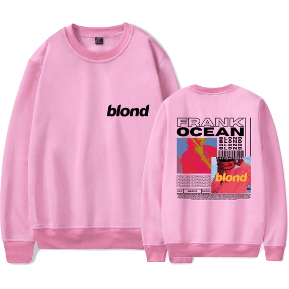 Frank Ocean Merch Sweatshirt Blond Blonde Album Cover Hoodie Long-sleeve Fashion Hip Hop Rapper Unisex Men Women Tracksuit Pullover Streetwear Coat