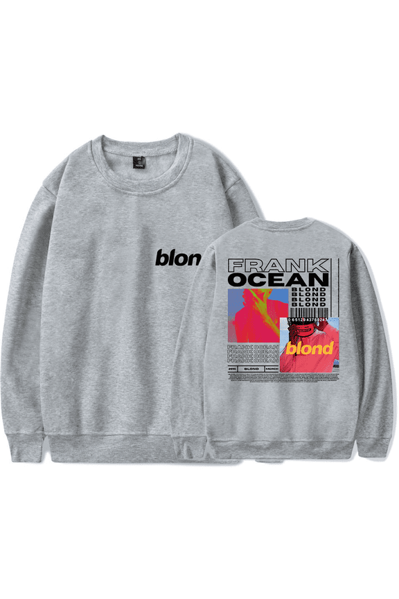 Frank Ocean Merch Sweatshirt Blond Blonde Album Cover Hoodie Long-sleeve Fashion Hip Hop Rapper Unisex Men Women Tracksuit Pullover Streetwear Coat