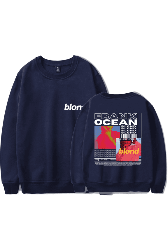Frank Ocean Merch Sweatshirt Blond Blonde Album Cover Hoodie Long-sleeve Fashion Hip Hop Rapper Unisex Men Women Tracksuit Pullover Streetwear Coat