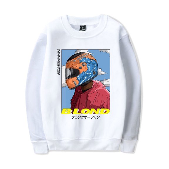 Frank Ocean Merch Sweatshirt Blood Bloode Aesthetic Vintage Hoodie Long-sleeve Fashion Hip Hop Rapper Unisex Men Women Tracksuit Pullover Coat