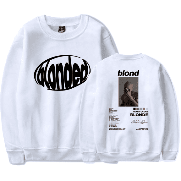Frank Ocean Merch Sweatshirt Blood Bloode Album Hoodie Long-sleeve Fashion Hip Hop Rapper Unisex Men Women Tracksuit Pullover Coat