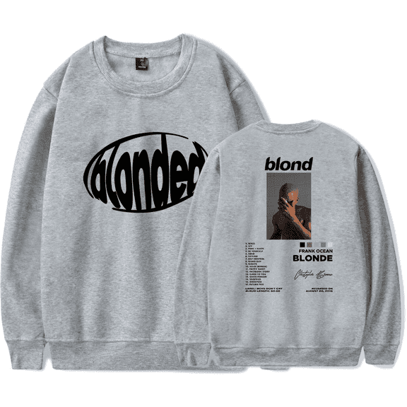 Frank Ocean Merch Sweatshirt Blood Bloode Album Hoodie Long-sleeve Fashion Hip Hop Rapper Unisex Men Women Tracksuit Pullover Coat
