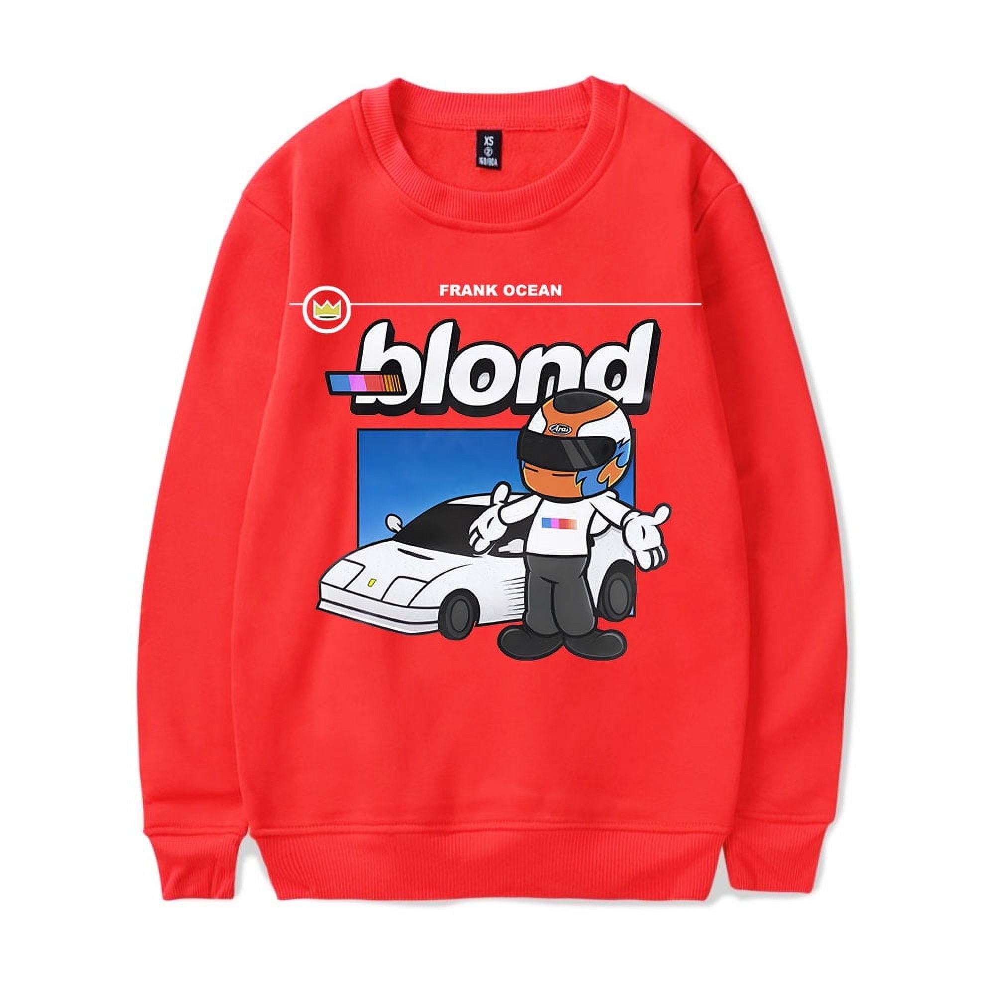 Frank Ocean Merch Sweatshirt Blood Bloode Cartoon Racers Hoodie Long ...
