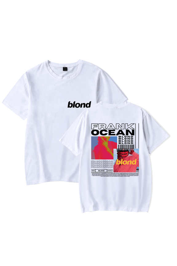 Merch T-shirt Blond Blonde Album Cover Tee Fashion Hip Hop Men Women t shirt Sweatshirt Summer Casual Short Sleeve Streetwear T-shirts