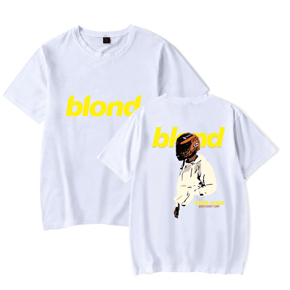 Frank Ocean Merch T-shirt Blond Blonde Boy Don't Cry Tee Fashion Hip Hop Rapper Men Women t shirt Sweatshirt Summer Casual Short Sleeve T-shirts