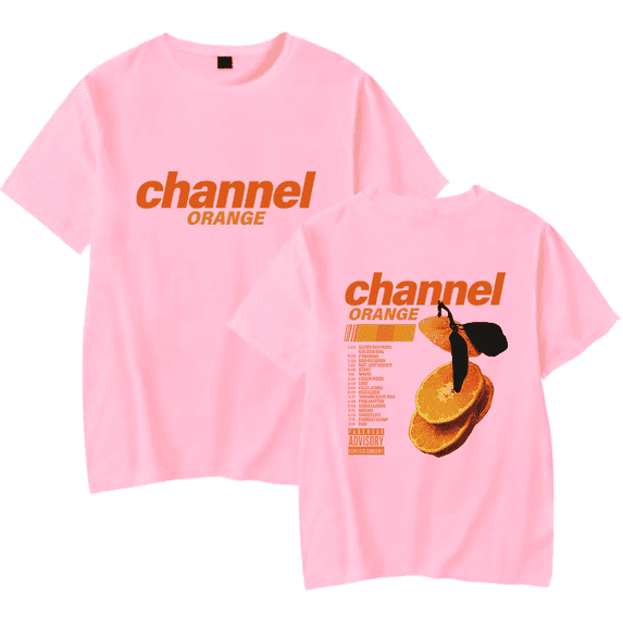 Frank Ocean Merch T-shirt Channel Orange Tracklist Tee Fashion Hip Hop Men Women t shirt Sweatshirt Summer Casual Short Sleeve T-shirts