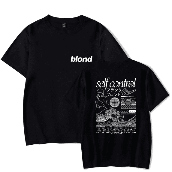 Frank Ocean Merch T-shirt Self Control Tee Fashion Hip Hop Men Women t shirt Sweatshirt Summer Casual Short Sleeve T-shirts