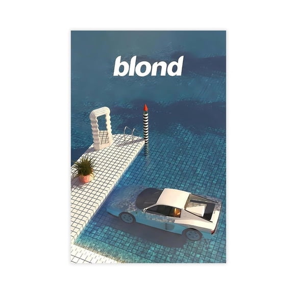 Frank Ocean Poster Blonde 3 Album Cover Posters Rap Music Poster Wall Art Room Decor Print Canvas Posters for Room Aesthetic