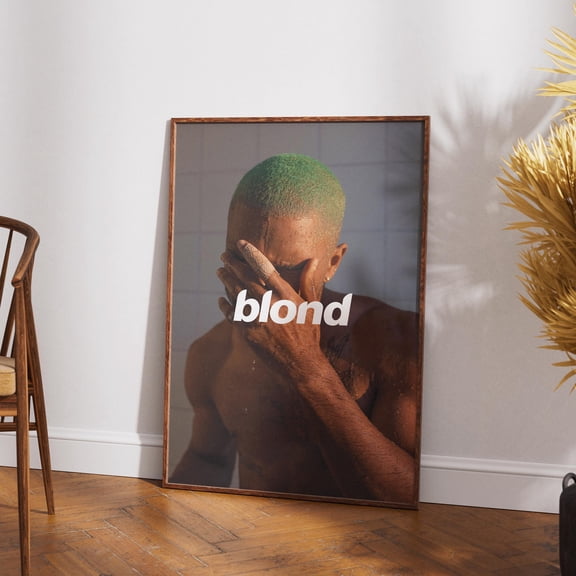 Frank Ocean Poster, Blonde Album Wall Art, Aesthetic Music Print, Streetwear, Minimalist Rap Poster , Poster Print Only