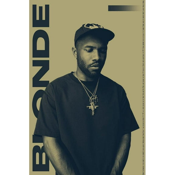 Frank Ocean Poster Wall Decor Gifts 12 x 18 inch(30cm x 46cm) Frameless - Blonde