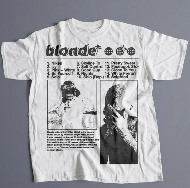 Frank ocean t shirt uk hotsell