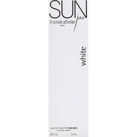 Frank Olivier Sun Java Eau de Toilette Spray for Men, White 2.5 oz